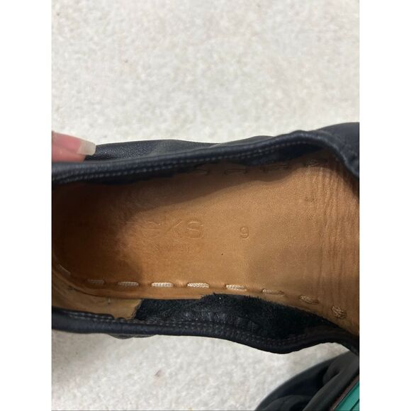 Tieks Gavrieli Ballet Flats Womens 9 Matte Black Leather Foldable Casual Slip On - Picture 7 of 7
